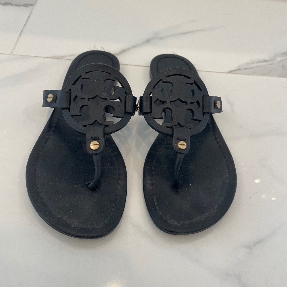 Tory Burch Large Logo Sandals